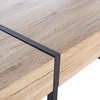 image:imageSAFAVIEH Home Collection  Tristan Rectangular Modern Coffee Table with Natural Wood Top amp Black Metal Base Industrial Minimalist Living Room Table COF7000BNatural
