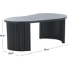 image:imageSAFAVIEH Home Collection Celane Black Coffee TableBlack