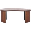 image:imageSAFAVIEH Home Collection Celane Black Coffee TableWalnut