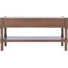 image:imageSafavieh Home Collection Filbert Brown 2Drawer Bottom Shelf Coffee Table COF5703CBrown