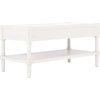 image:imageSafavieh Home Collection Filbert Brown 2Drawer Bottom Shelf Coffee Table COF5703CDistressed White