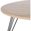 image:imageSafavieh Home Collection Wynton Oak and Black Coffee TableOak  Black