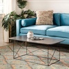 image:imageSafavieh Home Rylee Dark Grey and Black Rectangle Coffee TableGrey  Black