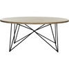image:imageSafavieh Home Collection Maris Modern Light Brown Round Hairpin Leg Coffee TableLight Brown