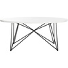image:imageSafavieh Home Collection Maris Modern Light Brown Round Hairpin Leg Coffee TableWhite