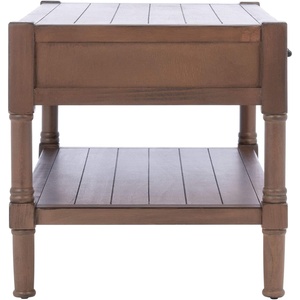 image:imageSafavieh Home Collection Filbert Brown 2Drawer Bottom Shelf Coffee Table COF5703CBrown
