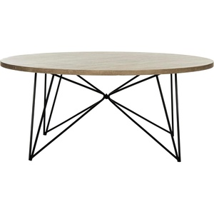 image:imageSafavieh Home Collection Maris Modern Light Brown Round Hairpin Leg Coffee TableLight Brown