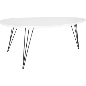 image:imageSafavieh Home Collection Wynton Oak and Black Coffee TableWhite  Black