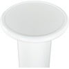 image:imageSAFAVIEH Couture Collection  Lolita Red Concrete Accent Table Modern Round Top Side Table High Gloss Finish Fully Assembled SFV2622CWhite