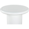 image:imageSAFAVIEH Couture Collection  Lolita Red Concrete Accent Table Modern Round Top Side Table High Gloss Finish Fully Assembled SFV2622CWhite