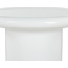 image:imageSAFAVIEH Couture Collection  Lolita Red Concrete Accent Table Modern Round Top Side Table High Gloss Finish Fully Assembled SFV2622CWhite