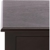 image:imageSAFAVIEH Furniture  Athena 1Drawer Accent Table  Distressed White  Solid Wood  Farmhouse Classic Design  Ideal for Living Room Entryway Home Office 19W x 158D x 26H ACC5703ADark Chocolate