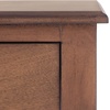 image:imageSAFAVIEH Furniture  Athena 1Drawer Accent Table  Distressed White  Solid Wood  Farmhouse Classic Design  Ideal for Living Room Entryway Home Office 19W x 158D x 26H ACC5703ABrown