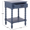 image:imageSAFAVIEH Furniture  Athena 1Drawer Accent Table  Distressed White  Solid Wood  Farmhouse Classic Design  Ideal for Living Room Entryway Home Office 19W x 158D x 26H ACC5703ABlue