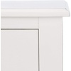 image:imageSAFAVIEH Furniture  Athena 1Drawer Accent Table  Distressed White  Solid Wood  Farmhouse Classic Design  Ideal for Living Room Entryway Home Office 19W x 158D x 26H ACC5703ADistressed White