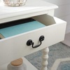 image:imageSAFAVIEH Furniture  Athena 1Drawer Accent Table  Distressed White  Solid Wood  Farmhouse Classic Design  Ideal for Living Room Entryway Home Office 19W x 158D x 26H ACC5703ADistressed White