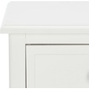image:imageSAFAVIEH Furniture  Everly 1Drawer Side Table  White Washed  Solid Wood  Coastal Basket Storage Design  Ideal for Living Room Entryway 15W x 12D x 275H  Fully Assembled AMH5743EVintage White