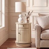 image:imageSAFAVIEH Furniture  Tabitha 1Drawer Accent Table  Red  Solid Wood  Farmhouse Storage Design  Ideal for Living Room Entryway Home Office 177W x 177D x 26H  Fully Assembled AMH5712ESand