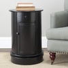 image:imageSAFAVIEH Furniture  Tabitha 1Drawer Accent Table  Red  Solid Wood  Farmhouse Storage Design  Ideal for Living Room Entryway Home Office 177W x 177D x 26H  Fully Assembled AMH5712EDark Cherry