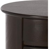 image:imageSAFAVIEH Furniture  Tabitha 1Drawer Accent Table  Red  Solid Wood  Farmhouse Storage Design  Ideal for Living Room Entryway Home Office 177W x 177D x 26H  Fully Assembled AMH5712EDark Chocolate
