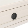 image:imageSAFAVIEH Home Collection  Allura Distressed White Accent Table with Drawer amp Shelf Modern Farmhouse Nightstand Carved Detail Design ACC5718ADistressed  White