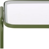 image:imageSAFAVIEH Home Collection  Zunia Black Metal amp Glass Accent Table Modern 2Tier Side Table Sleek Contemporary Design ACC2330AGreen
