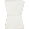 image:imageSAFAVIEH Home Collection Lotem Ash Grey Geometric Square Top Side End Accent TableWhite Birch