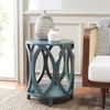 image:imageSafavieh American Homes Collection Janika French Grey Accent TableTeal