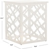 image:imageSafavieh American Homes Collection Lonny Distressed White End TableDistressed  White