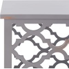 image:imageSafavieh American Homes Collection Lonny Distressed White End TableGrey