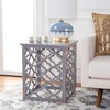image:imageSafavieh American Homes Collection Lonny Distressed White End TableGrey