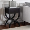 image:imageSafavieh American Homes Collection Maxine Quartz Grey Accent TableBlack