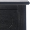 image:imageSafavieh Home Collection Allura Black 2Drawer Bottom Shelf Console TableBlack