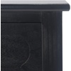 image:imageSafavieh Home Collection Allura Black 2Drawer Bottom Shelf Console TableBlack