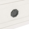 image:imageSafavieh Home Collection Allura Black 2Drawer Bottom Shelf Console TableDistressed  White