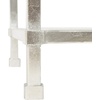 image:imageSafavieh Home Collection Hanzel Silver Leaf Glass Side TableSilver  Glass