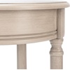 image:imageSafavieh Home Collection Tinsley Greige Bottom Shelf Round Accent Table ACC5717A 158 W x 158 L x 26 HGreige