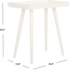 image:imageSafavieh Home Nonie Modern Chocolate Accent TableVintage White