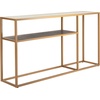 image:imageSafavieh Home Octavia Modern Walnut and Gold Console TableMulti  Gold