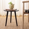 image:imageSafavieh Home Orion Modern Slate Grey Round Accent TableBlack