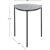 image:imageSafavieh Home Sven Dark Grey Oak and Black Side Table