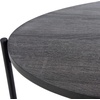 image:imageSafavieh Home Sven Dark Grey Oak and Black Side Table