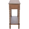 image:imageSAFAVIEH Furniture  Athena 2Drawer Console Table  Distressed White  Solid Wood  Farmhouse Classic Design  Ideal for Entryway Living Room Hallway 355 W x 13 D x 295 H CNS5702ABrown