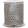 image:imageSAFAVIEH Home Collection Metal Lace Silver End Table