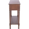 image:imageSafavieh Home Collection Allura Black 2Drawer Bottom Shelf Console TableBrown