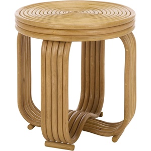 image:imageSAFAVIEH Furniture  Asleesh Round Accent Table  Natural Rattan  Fully Assembled  Ideal for Living Room Bedroom 165 W x 165 D x 177 H ACC9901ANatural