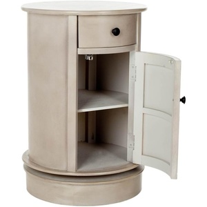 image:imageSAFAVIEH Furniture  Tabitha 1Drawer Accent Table  Red  Solid Wood  Farmhouse Storage Design  Ideal for Living Room Entryway Home Office 177W x 177D x 26H  Fully Assembled AMH5712EVintage Grey