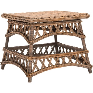 image:imageSAFAVIEH Home Collection Sora Natural Wicker Accent Table