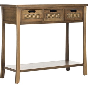 image:imageSafavieh American Homes Collection Autumn French Grey 3Drawer Console TableOak