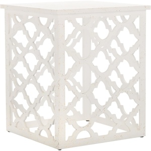 image:imageSafavieh American Homes Collection Lonny Distressed White End TableDistressed  White